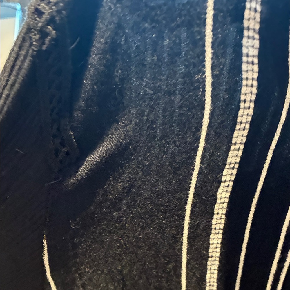 Zara Black Dress with White Pinstripe Detail - Picture 4 of 7